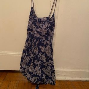 Small paisley print wrap dress